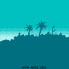 Аватарка - Остров с пальмами