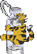 Кот пьет молоко