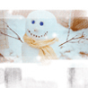 Аватарка - Снеговик в желтом шарфе