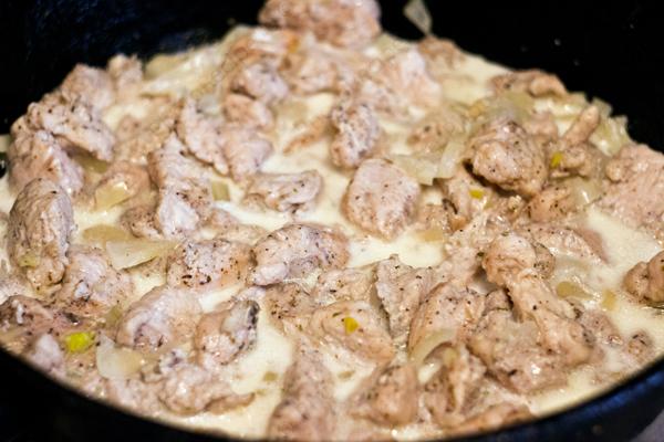 Куриное филе тушеное в сливках рецепт пошагово с Куриное филе тушеное в сливках рецепт пошагово с