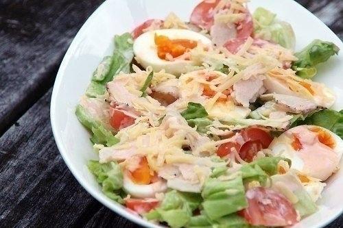 Салат с огурцом курицей и яйцом рецепт Салат с огурцом курицей и яйцом рецепт