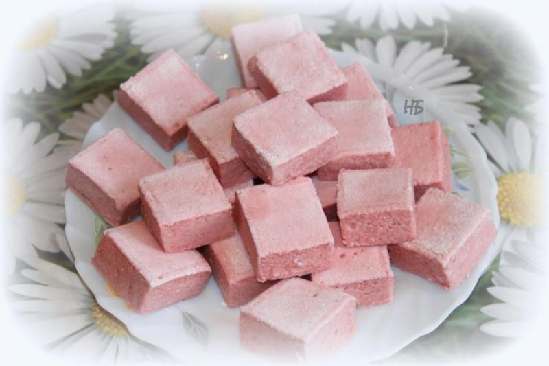 Зефир в домашних условиях клубничный
