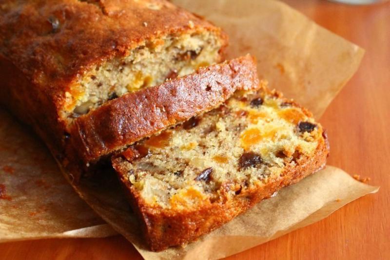 Пирог с изюмом и орехами и рецепт Пирог с изюмом и орехами и рецепт