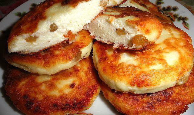 Сырники из творога и изюма рецепт с пошагово