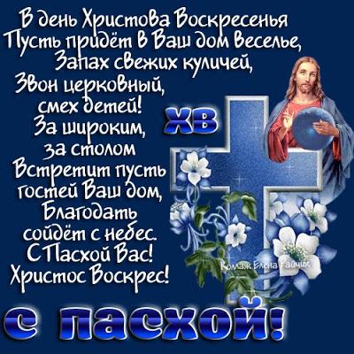 Смс поздравления христовым воскресением