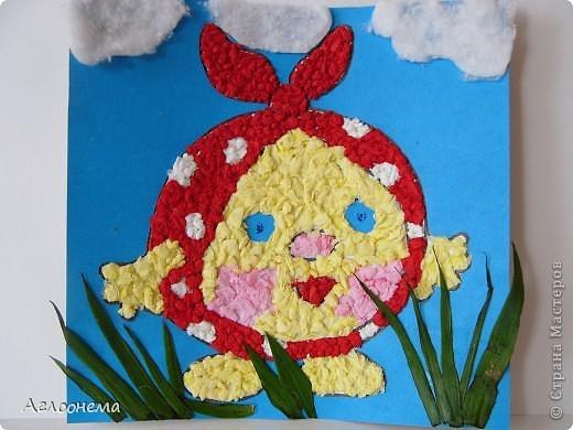 Поделка из салфеток для детей 3-4 лет Поделка из салфеток для детей 3-4 лет