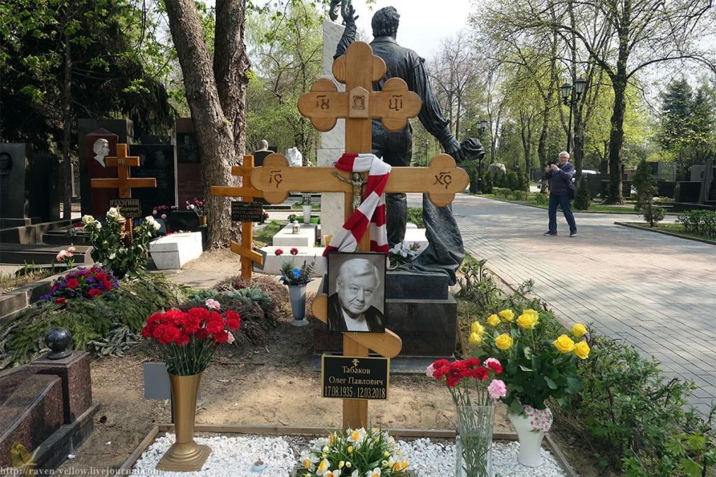 Памятник Табакову В Москве На Кладбище Фото