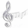 Аватарка - Скрипичный ключ и ноты