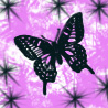 Аватарка - Черная бабочка