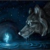 Аватарка - Волк и фея