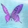 Фиолетовая бабочка