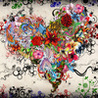 Аватарка - Сердце из цветов