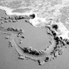 Сердечко из песка