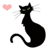 Аватарка - Кошка и сердце