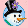 Аватарка - Снеговик в шляпе