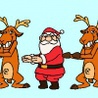 Аватарка - Дед Мороз и олени