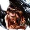 Аватарка - Темный ангел и девушка