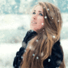 Аватарка - Девушка и снег