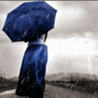 Аватарка - Синий зонтик