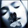 Аватарка - Девушка и бабочка