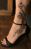 Аватарка - Татуированная ножка