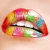 Аватарка - Разноцветные губы