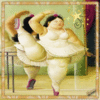 Аватарка - Пухлая балерина у станка