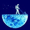 Астронавт на  Луне