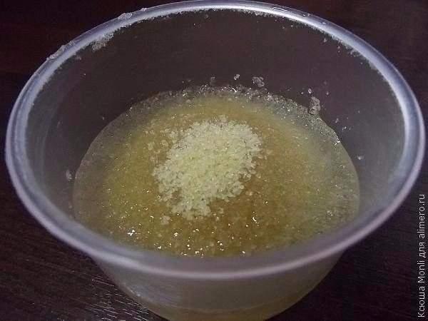 Лимонный желатин