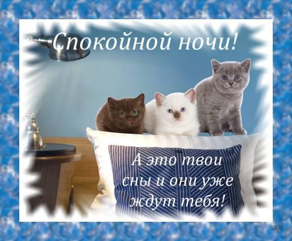 Спокойной ночи открытки дочке