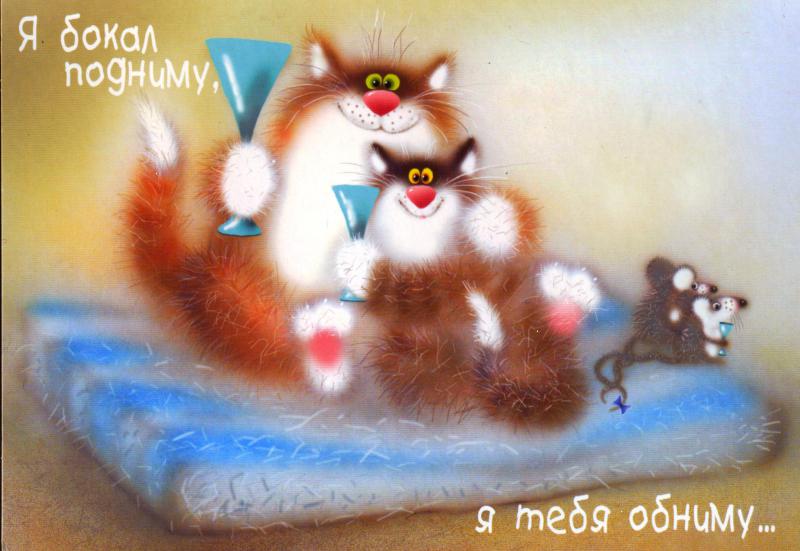 Красивые, открытка мы пушистые