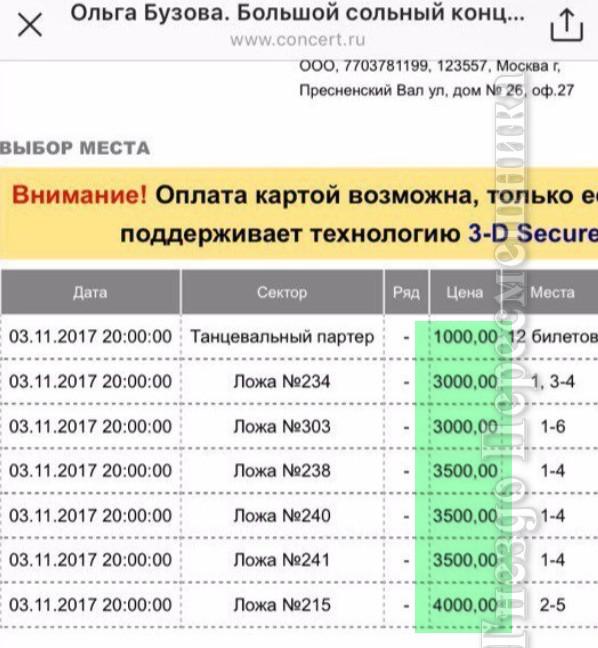 Концерт Бузовой В Кирове Купить Билет
