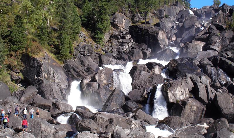 Улаганский район водопад Учар