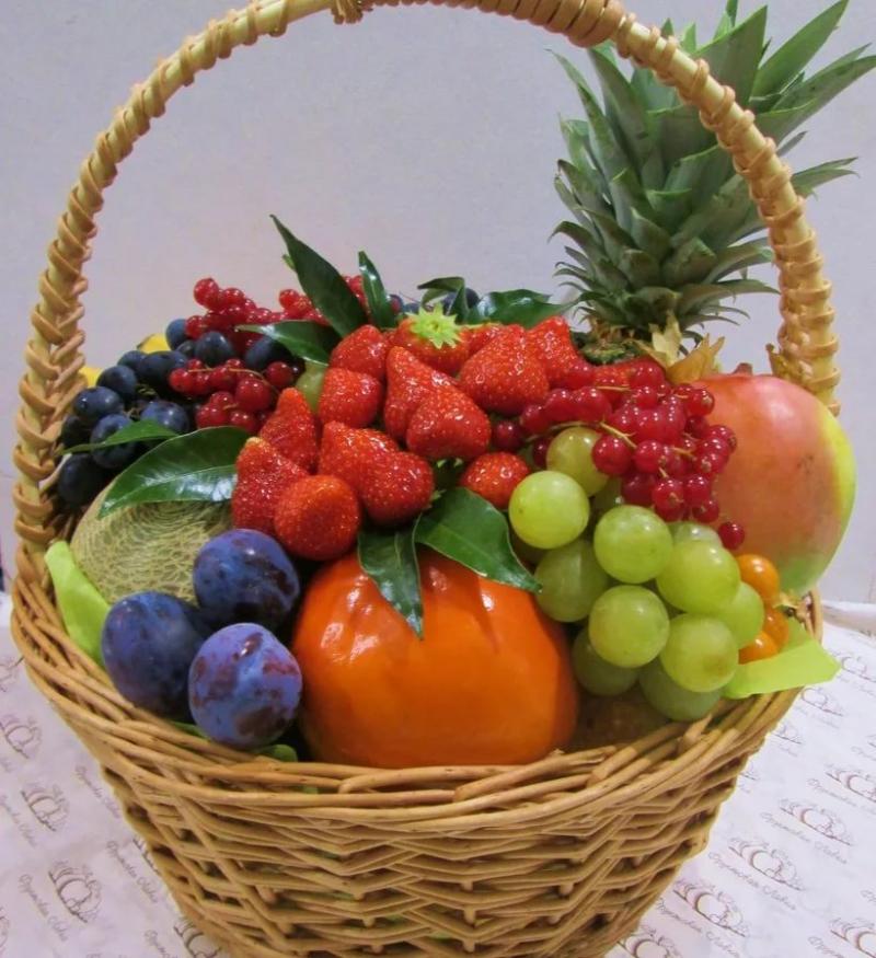 Фруктовая корзинка картинки