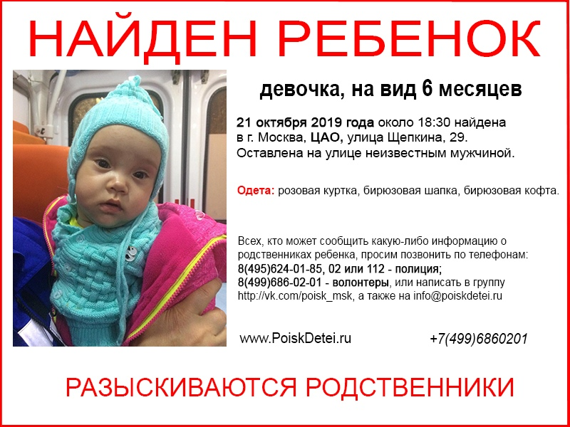 Пропавшие дети в москве