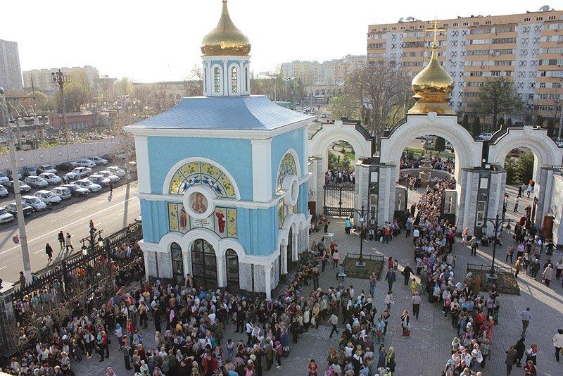 Костел ночью Ташкент