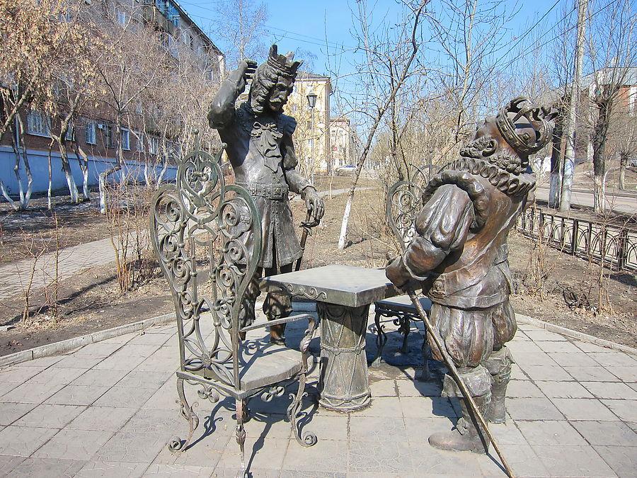 Шахматный сквер Улан Удэ